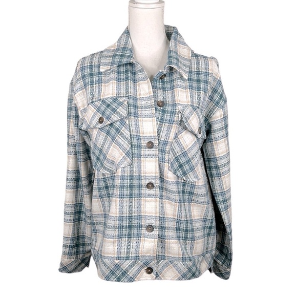 Boston Traders Jackets & Blazers - Boston Traders Plaid Long Sleeve Shacket Jacket Size Small New without tags!